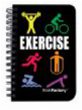 Mini Exercise Diary / Fitness notebook / Exercise Log Book
